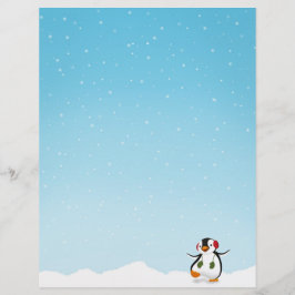 Cute Funny Winter Penguin