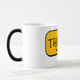 Cute Funny Yellow Thank You Mug Magisk Mugg