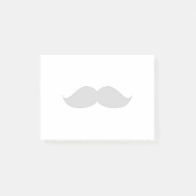 Cute Funy Black Mustache Post-it Block (Framsida)