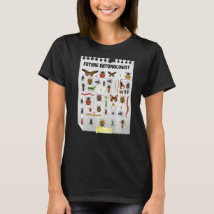 Cute Future Entomolog Insekt Chart & Kryp Catche T Shirt