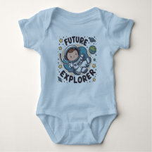 Cute Future Explorer Space baby