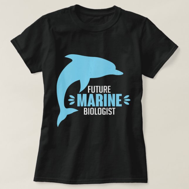 Cute Future Marine Biolog Ocean Science T Shirt (Design framsida)