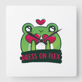 Cute Fyrkantig Klocka