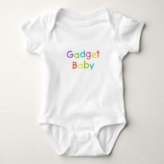 Cute Gadget Baby Tee Shirt (Framsida)