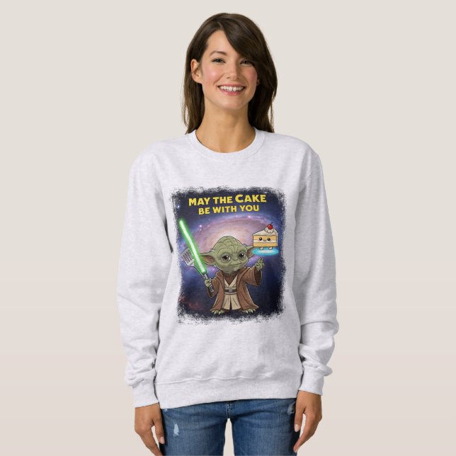 Cute Galactic Baker Funny Art T Shirt (Hel framsida)