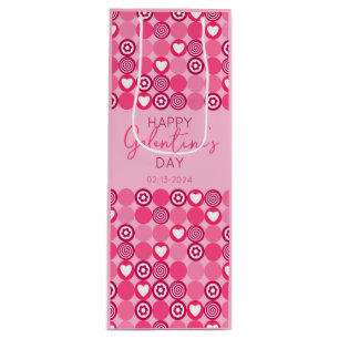 Cute Galentine's Day Rosa Heart and Flower Mönster