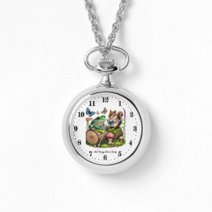 Cute-galet bok dam armbandsur