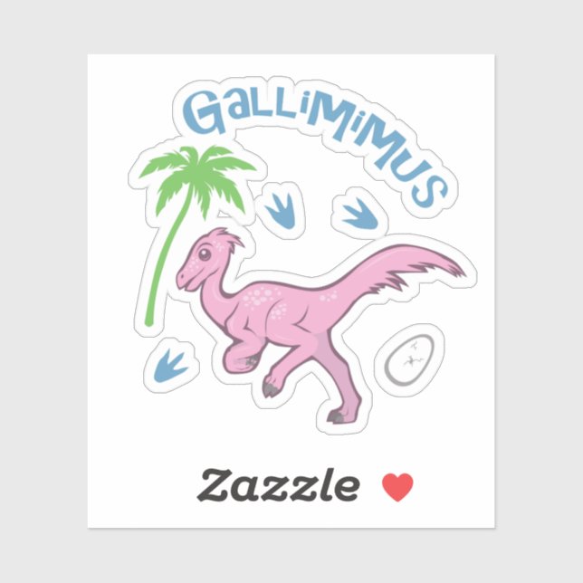 Cute Gallimimus Klistermärken (Ark)
