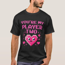 Cute Gamer Kärlek Tee for Par & BFF