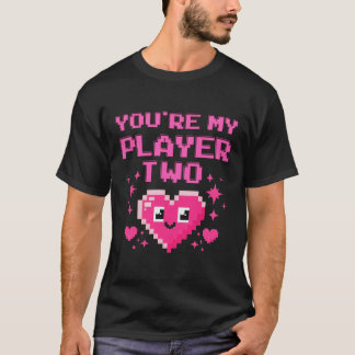 Cute Gamer Kärlek Tee for Par & BFF