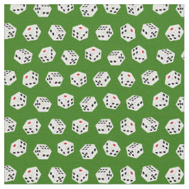 Cute gameroom Dice mönster dekanteringsmaterial Tyg