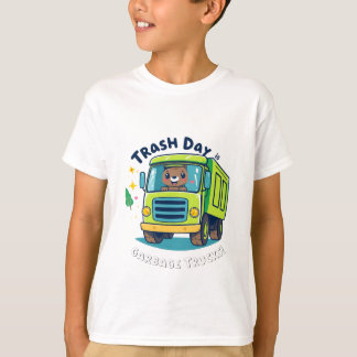 Cute Garbage Truck Trash Truck T Shirt
