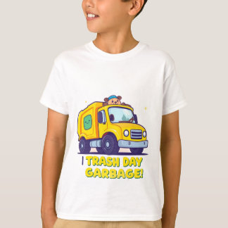Cute Garbage Truck Trash Truck T Shirt