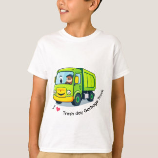 Cute Garbage Truck Trash Truck T Shirt
