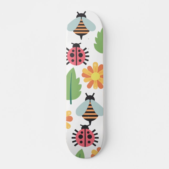 Cute Garden Animals Mini Skateboard Bräda 18,5 Cm (Framsida)