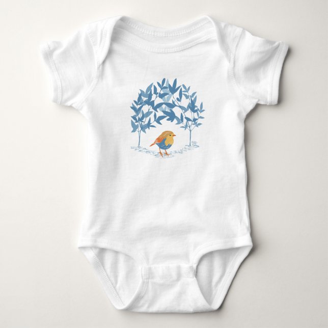 Cute Garden Bird T Shirt (Framsida)