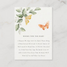 Cute Garden Fauna Butterfly Bokar for Baby Shower
