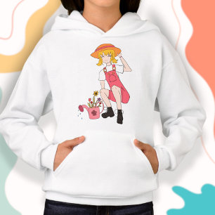 Cute Garden och Flower Girl Blond Hair T Shirt