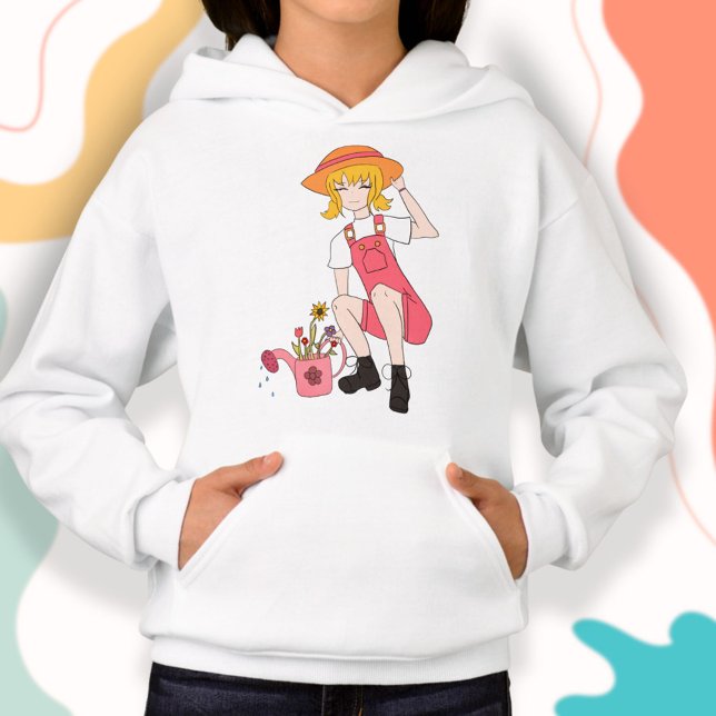 Cute Garden och Flower Girl Blond Hair T Shirt (Skapare uppladdad)