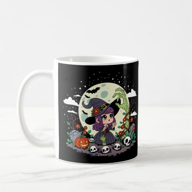 Cute Garden Witch Kaffemugg (Vänster)