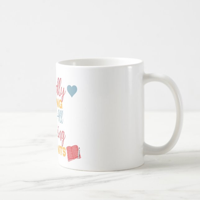 Cute-gåva till lärare på Alla hjärtans dag Kaffemugg (Höger)