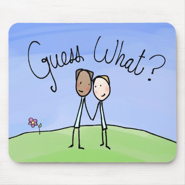 Cute Gay Couple Gissa vad Musmatta (Framsidan)