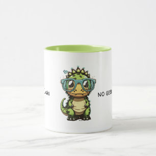 Cute Geek Dinosaur Mugg