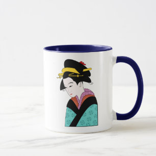 Cute Geisha Japansk konst Mugg