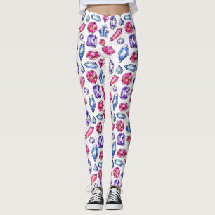 Cute Gem Mönster Leggings