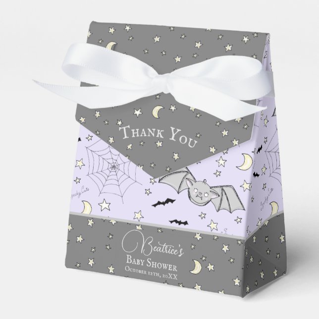 Cute Gender Neutral Baby Fladdermus Halloween & Fa Presentaskar (Framsidan Sidan)