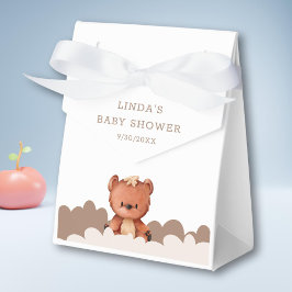 Cute Gender Neutral Boho Bear Baby Shower Presentaskar