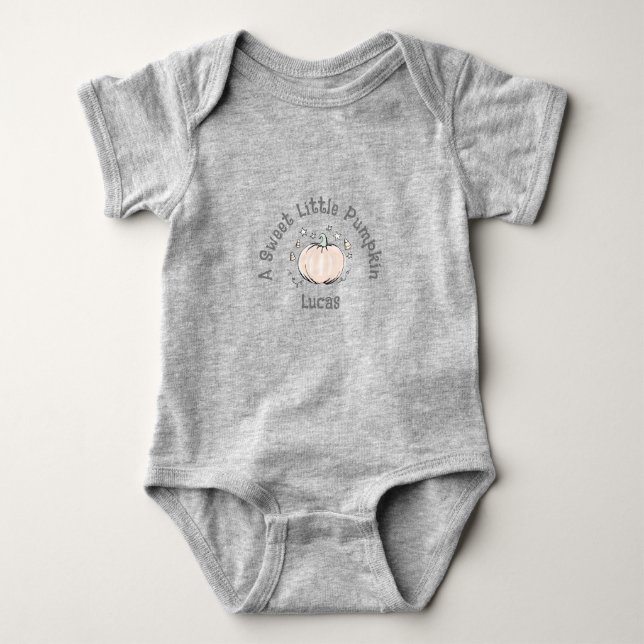 Cute Gender Neutral Sweet Little Pumpkin T Shirt (Framsida)