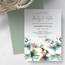 Cute Gender Neutral Watercolor Anka Baby Shower