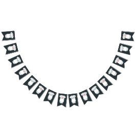 Cute Gender Reveal Party Bunting Flaggor