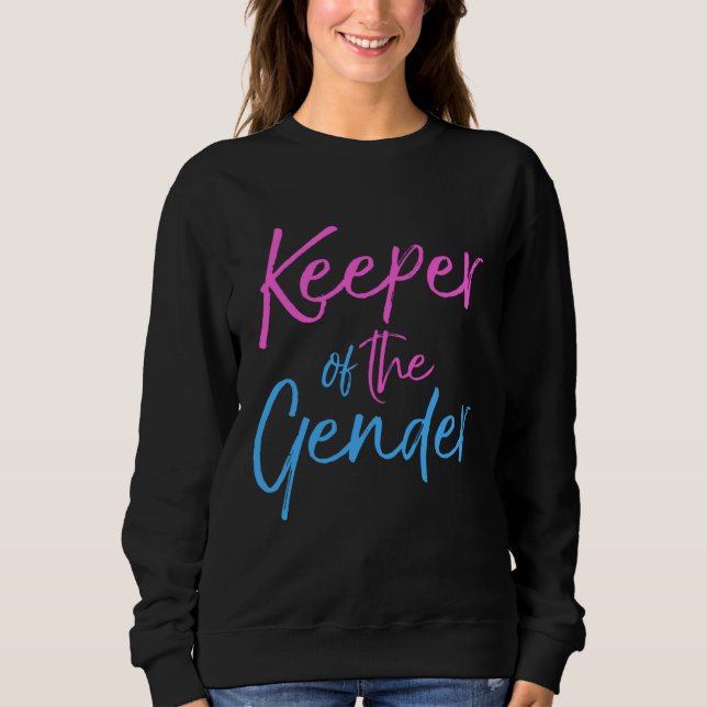 Cute Gender Reveal Party Organiser  Keeper of the  T Shirt (Framsida)