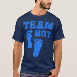 Cute Gender Reveal Team Boy-dusch Blue pregn T Shirt