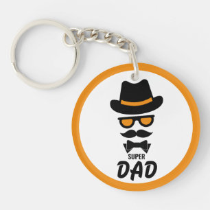 Cute gentleman Ansikte med mustachor, hatt, solfån