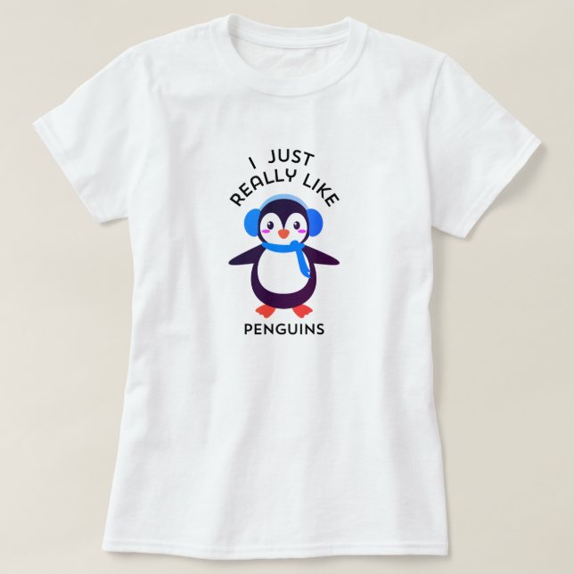Cute gentoo penguin t t shirt (Design framsida)