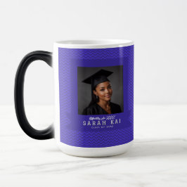 Cute Geometric Pattern Gift For Her Grad Magisk Mugg