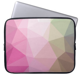 Cute Geometric Rosa Gradient Laptop Fodral