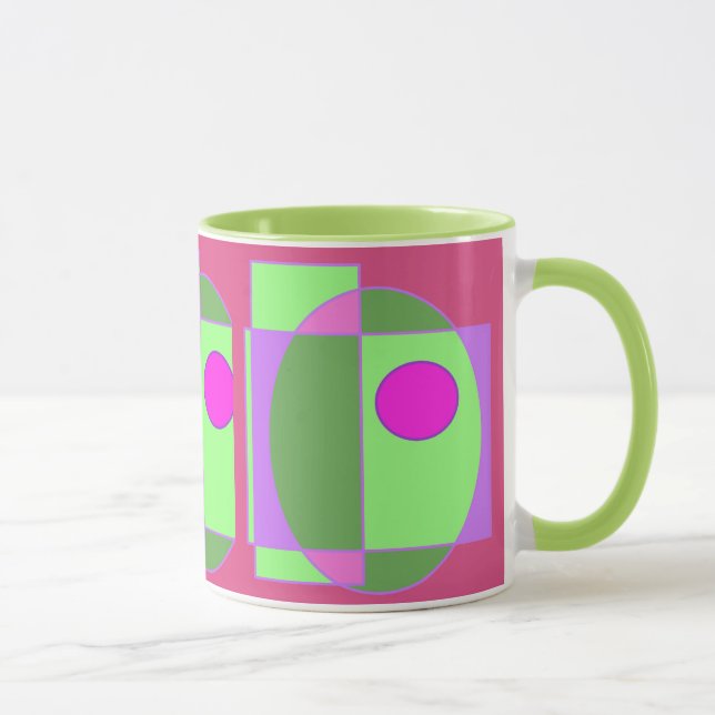 Cute Geometric Sherell Mugg (Höger)
