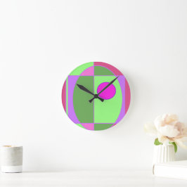 Cute Geometric Sherell Rund Klocka