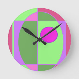 Cute Geometric Sherell Rund Klocka