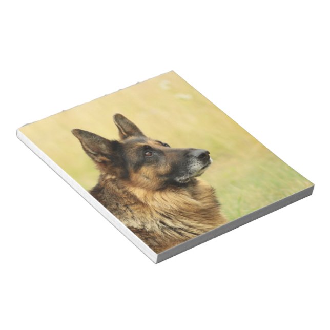 Cute German Shepherd Anteckningsblock (Vinklad)