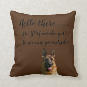 Cute German Shepherd Dekorativ kudde