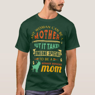 Cute German Shepherd Mamma K9 Police Hund Mor T Shirt