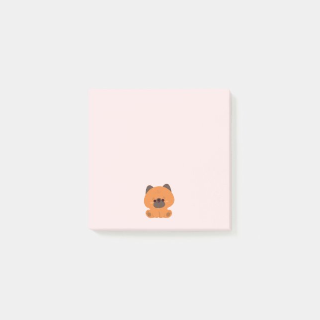 Cute German Shepherd Post-it Block (Framsida)