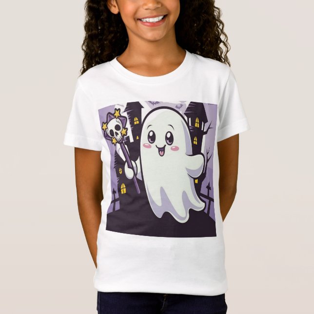 Cute Gholyst Poster med en uppspelningslösning T Shirt (Framsida)