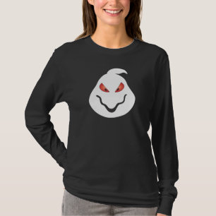 Cute Ghost ansikte Halloween Shirt Tee