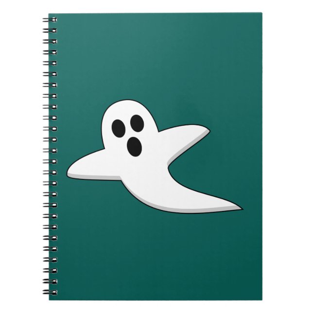 Cute Ghost Anteckningsbok (Framsidan)